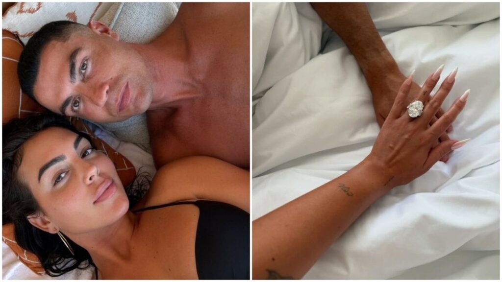Cristiano Ronaldo proposes to Georgina Rodríguez with boulder-sized 35-carat diamond engagement ring worth  million | Fashion Trends
