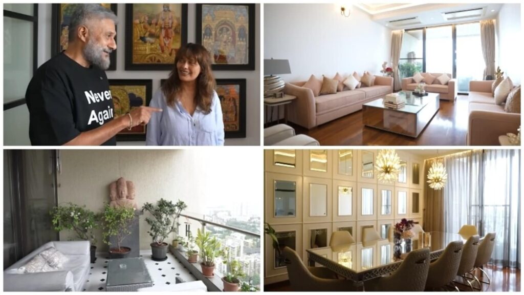 Step inside Vivek Agnihotri, Pallavi Joshi’s sea view home in Mumbai with spacious balcony, Raja Ravi Varma oleographs
