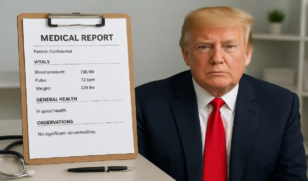 donald trump is going to lose his chair medical report causes uproar in america