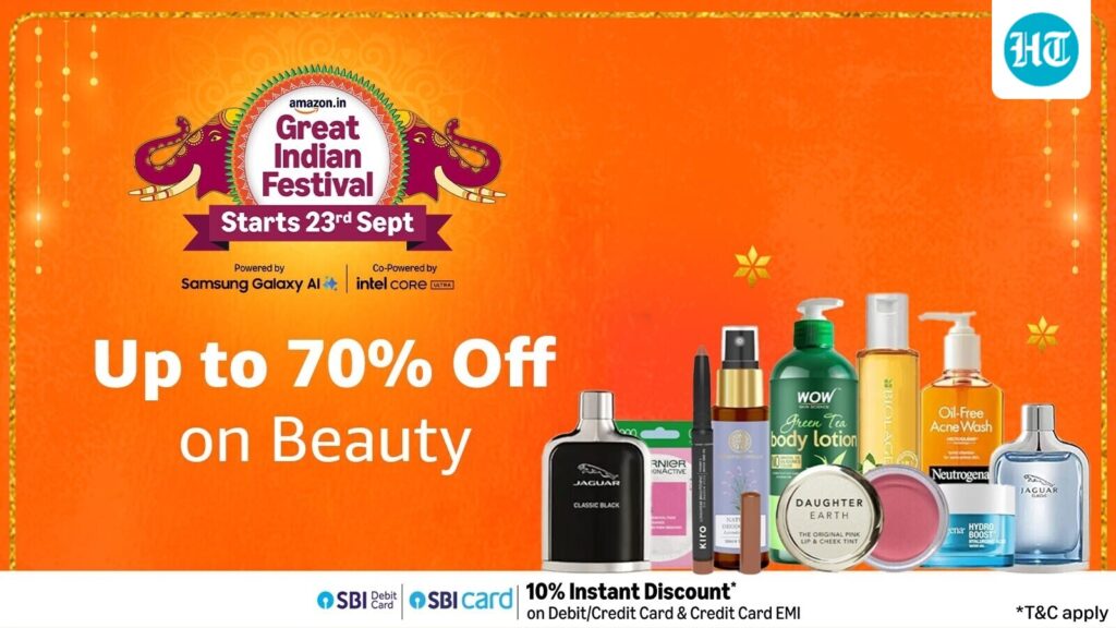 Amazon Great Indian Festival begin soon: Get up to 70% on perfume, makeup, and sunglasses