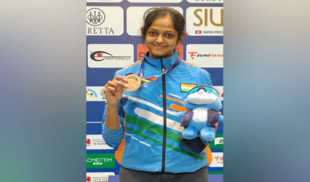 ISSF world Cup: मेघना सज्जनार ने जीता पहला विश्व कप पदक, भारत पांचवें स्थान पर रहा
