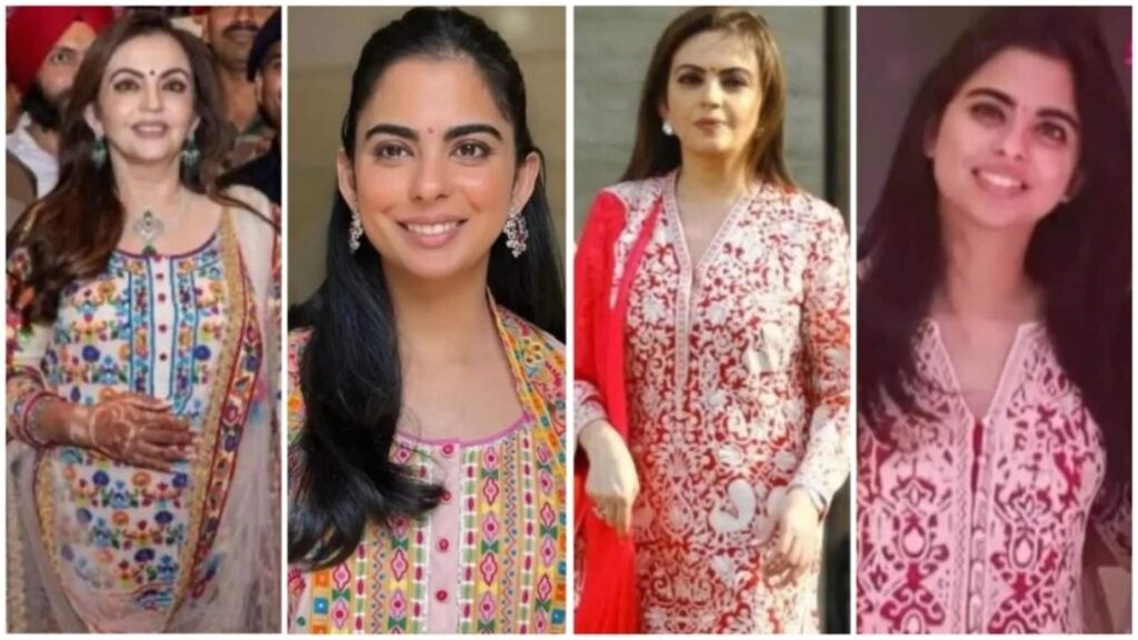 Isha Ambani loves borrowing mom Nita Ambani’s style: 4 pics of their twinning colourful ethnic looks | Fashion Trends Isha Ambani loves borrowing mom Nita Ambani’s style: 4 pics of their twinning colourful ethnic looks | Fashion Trends
