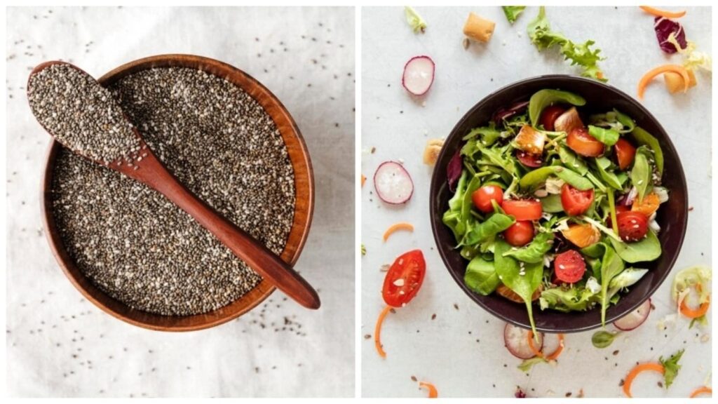 NHS surgeon says ‘5g chia seeds gives 10x more fibre than 100g cucumber’; compares 22 foods: Tomato, watermelon, lentils