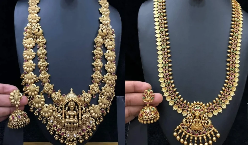 modern style with traditional touch this temple jewellery complement any outfit modern style with traditional touch this temple jewellery complement any outfit