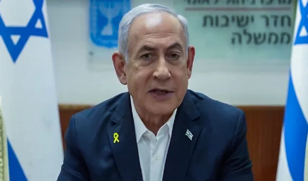 netanyahu expressed gratitude to pm modi thanked him for standing with israel