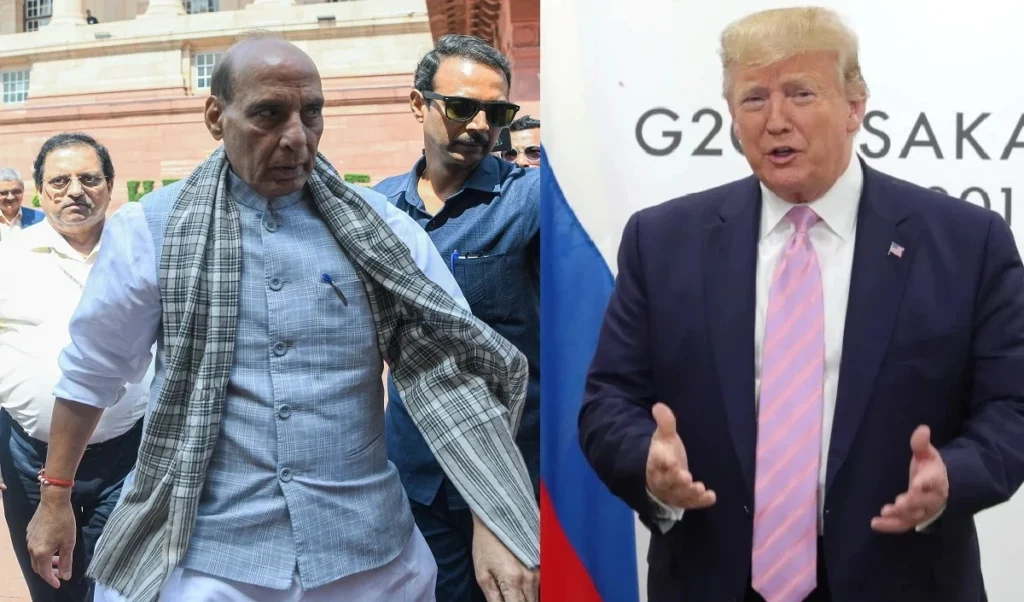 बड़े दिल वाले तुरंत प्रतिक्रिया नहीं देते… टैरिफ बॉम्ब पर राजनाथ सिंह ने ट्रंप की निकाली हेकड़ी, अमेरिका के उड़े होश! बड़े दिल वाले तुरंत प्रतिक्रिया नहीं देते… टैरिफ बॉम्ब पर राजनाथ सिंह ने ट्रंप की निकाली हेकड़ी, अमेरिका के उड़े होश!