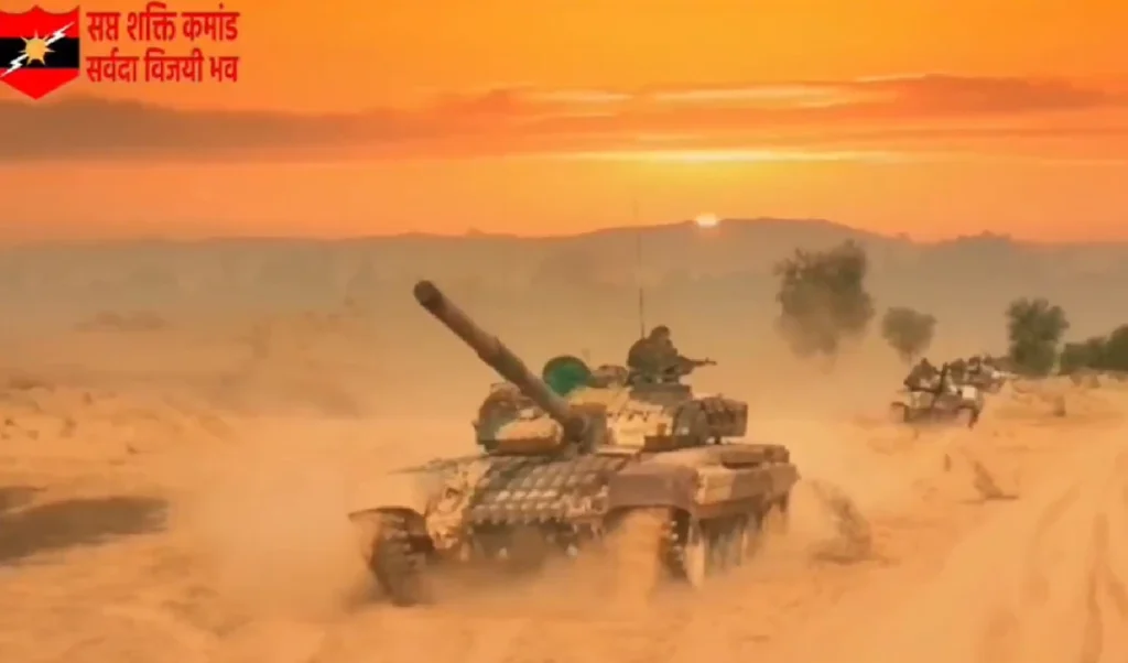 राजस्थान में दिखा भारतीय सेना का शक्ति प्रदर्शन, किया गया  ‘अमोघ फ्यूरी’ युद्धाभ्यास