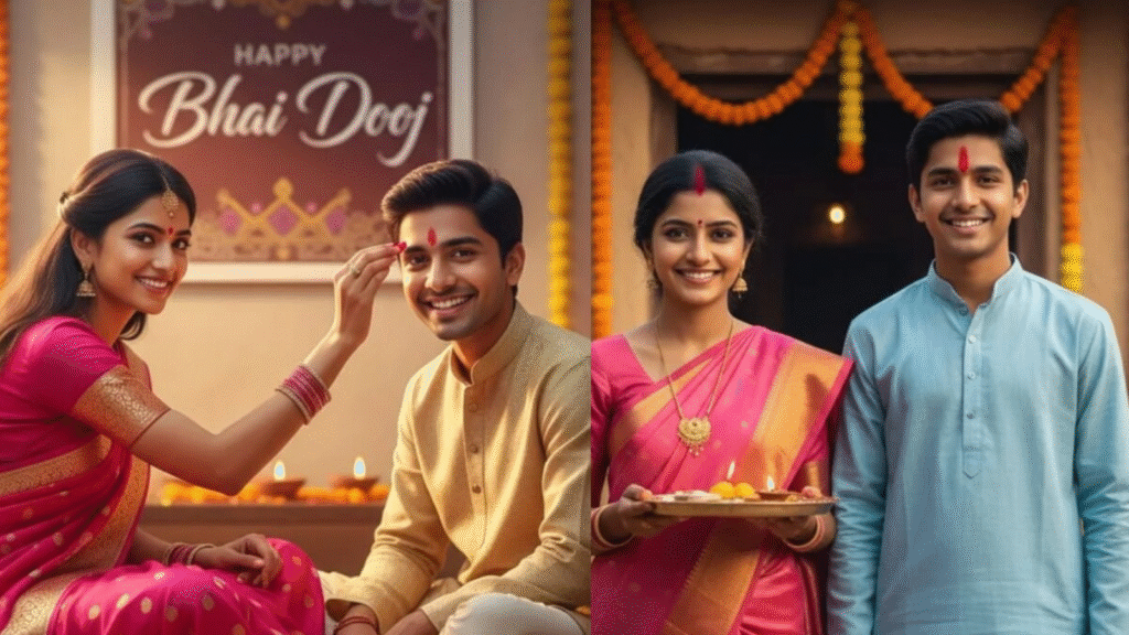 Bhai Dooj portraits for Instagram: Simple Google Gemini prompts to create brother-sister pics Bhai Dooj portraits for Instagram: Simple Google Gemini prompts to create brother-sister pics