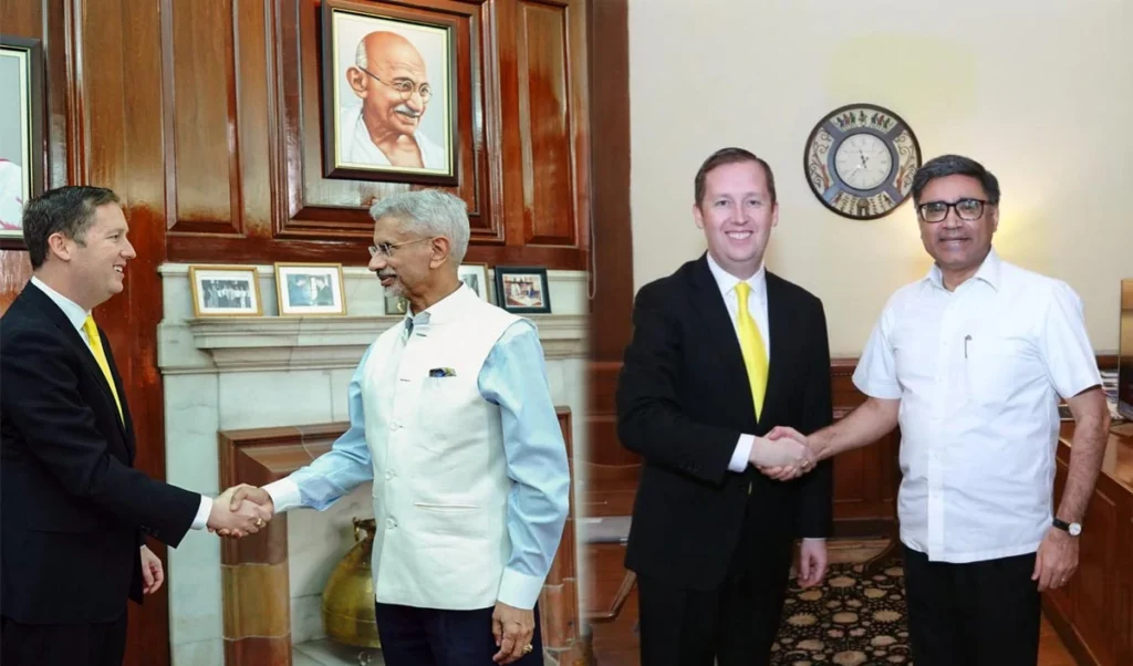 Modi के लिए Trump का खास संदेश लेकर आये Sergio Gor, Jaishankar और Vikram Misri से की मुलाकात, India-US संबंधों में होगा बड़ा सुधार Modi के लिए Trump का खास संदेश लेकर आये Sergio Gor, Jaishankar और Vikram Misri से की मुलाकात, India-US संबंधों में होगा बड़ा सुधार