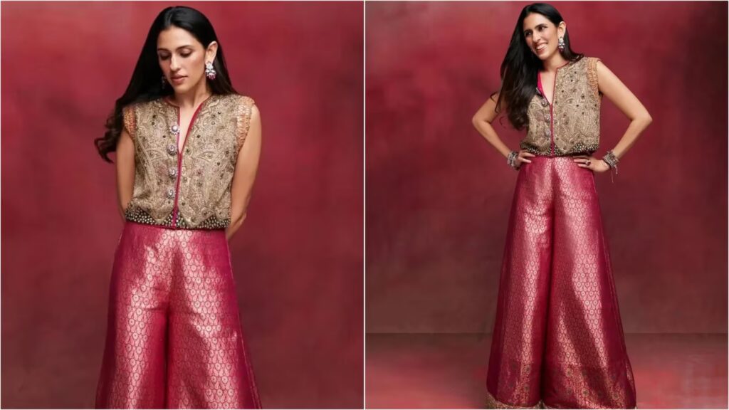 Shloka Mehta swaps traditional lehengas and sarees for chic contemporary Banarasi look at Manish Malhotra’s Diwali bash Shloka Mehta swaps traditional lehengas and sarees for chic contemporary Banarasi look at Manish Malhotra’s Diwali bash