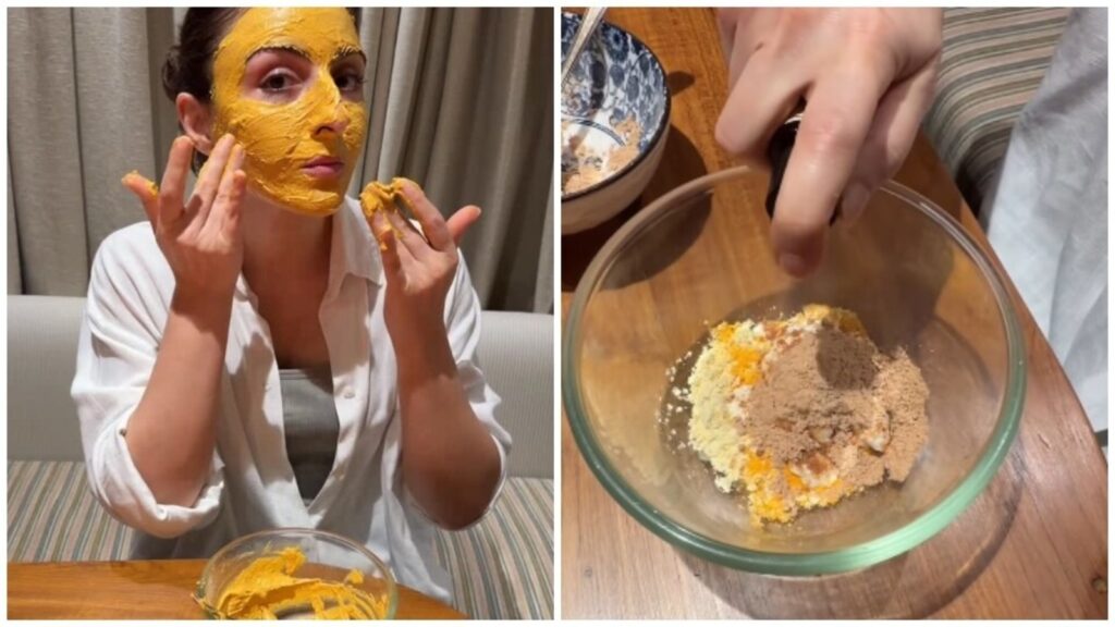 Soha Ali Khan shares 2-minute homemade face pack to get natural cleanse and glow during Diwali 2025 festivities