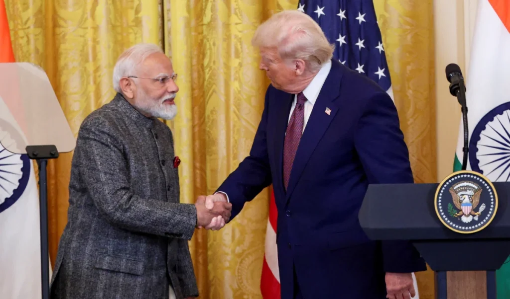 trump feels very positive about the future of india us relations white house press secretary