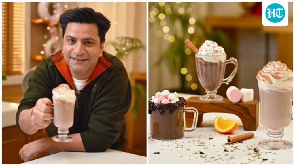 Chef Kunal Kapoor shares 3 simple, delicious hot chocolate recipes for Christmas ☕🍫