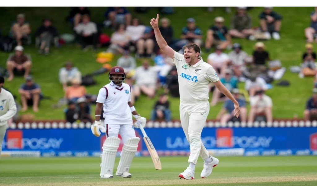 New Zealand की आसान जीत, जैकब डफी ने झटके पांच विकेट और वेस्टइंडीज पर दबदबा New Zealand की आसान जीत, जैकब डफी ने झटके पांच विकेट और वेस्टइंडीज पर दबदबा