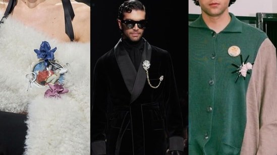 2026 runway highlights: Designers elevate brooches to new artistic heights 2026 runway highlights: Designers elevate brooches to new artistic heights