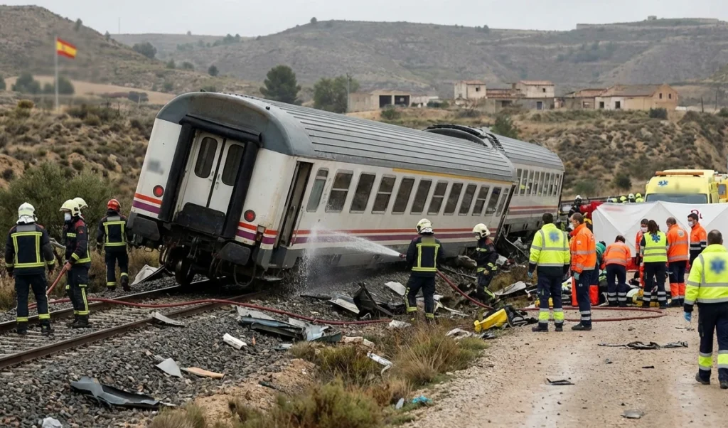 Spain Train Accident | अदामुज़ में बिछ गईं लाशें, मैड्रिड जा रही ट्रेन बनी काल… स्पेन में दो रेलगाड़ियों की टक्कर में 40 लोगों की मौत