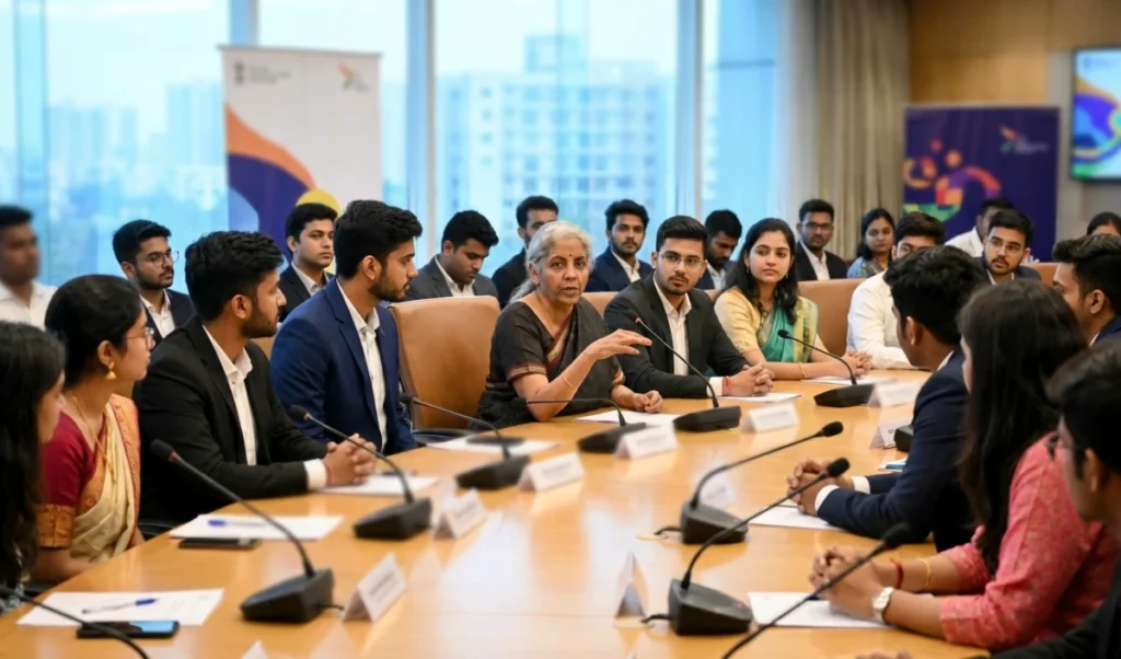 after the union budget 2026 nirmala sitharaman will explain the policy making process to students after the union budget 2026 nirmala sitharaman will explain the policy making process to students