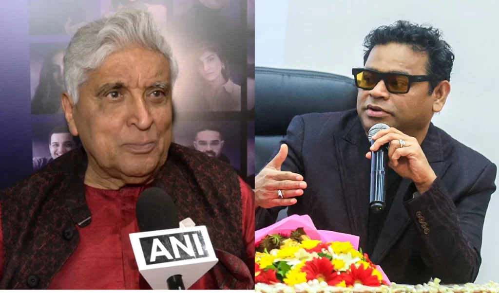 ar rahman communal statement sparks uproar javed akhtar reply