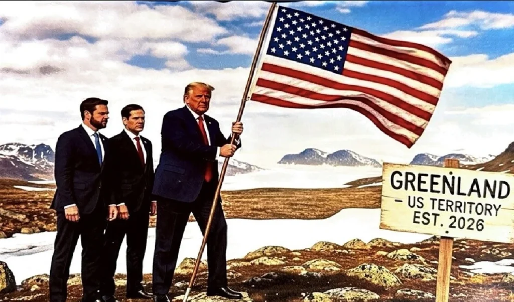 greenland on the us flag with canada venezuela greenland on the us flag with canada venezuela