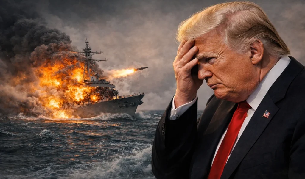 अमेरिका के युद्धपोतों पर ईरान का बड़ा धमाका, चीन ने भेजे हथियार! अमेरिका के युद्धपोतों पर ईरान का बड़ा धमाका, चीन ने भेजे हथियार!