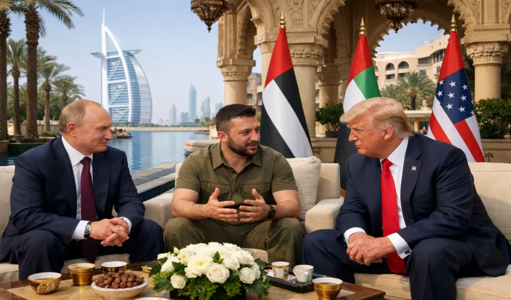 रूस-यूक्रेन-अमेरिका के बीच बैठक, पुतिन-ट्रंप और जेलेंस्की UAE में मिलेंगे!