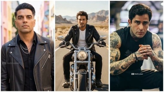 AI reimagines young Dharmendra, Amitabh, Vinod Khanna as ‘bad boys’ in leather jackets: Fans love Shashi Kapoor’s tattoo AI reimagines young Dharmendra, Amitabh, Vinod Khanna as ‘bad boys’ in leather jackets: Fans love Shashi Kapoor’s tattoo