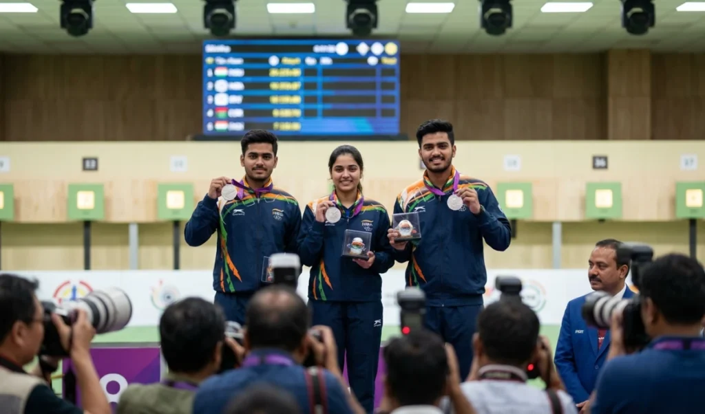 Asian Shooting Championship: Asian Shooting में भारत का परचम, Suruchi-Rana ने Junior World Record के साथ जीता Silver मेडल Asian Shooting Championship: Asian Shooting में भारत का परचम, Suruchi-Rana ने Junior World Record के साथ जीता Silver मेडल