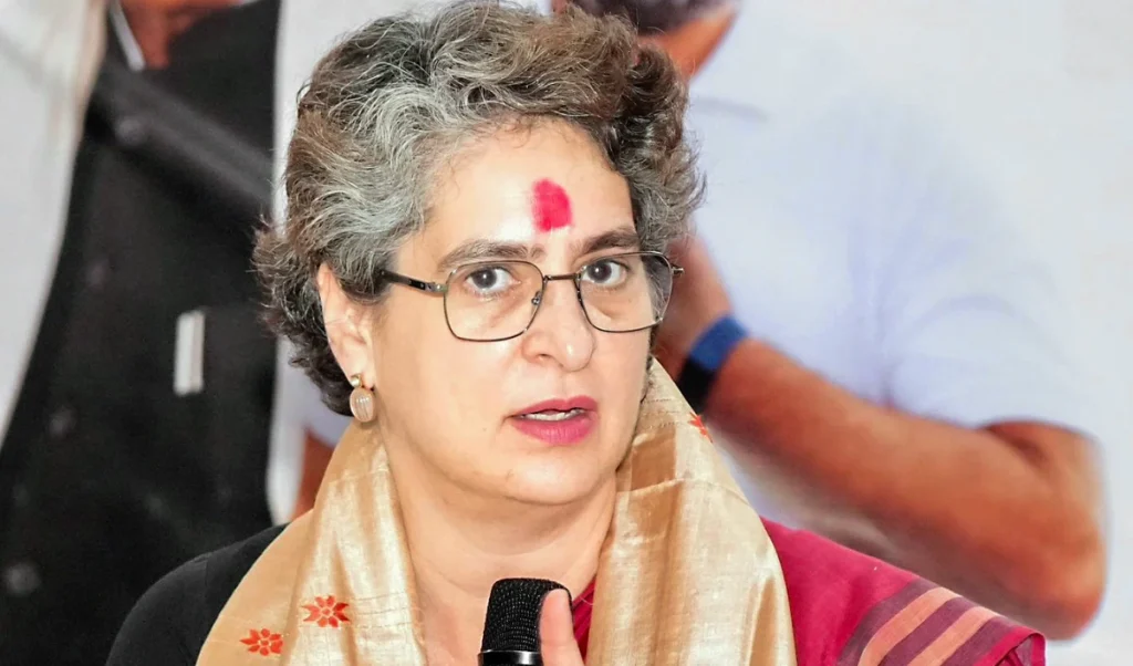 Assam में Priyanka Gandhi का चुनावी शंखनाद, Himanta की चुनौती के बीच बोलीं- मजबूती से लड़ेंगे Assam में Priyanka Gandhi का चुनावी शंखनाद, Himanta की चुनौती के बीच बोलीं- मजबूती से लड़ेंगे