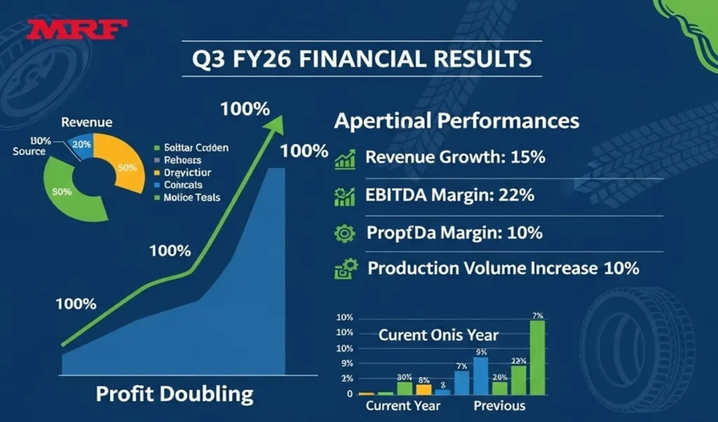 MRF Q3 Results: मुनाफे में तूफानी तेजी, Tyre King ने निवेशकों को किया मालामाल! MRF Q3 Results: मुनाफे में तूफानी तेजी, Tyre King ने निवेशकों को किया मालामाल!
