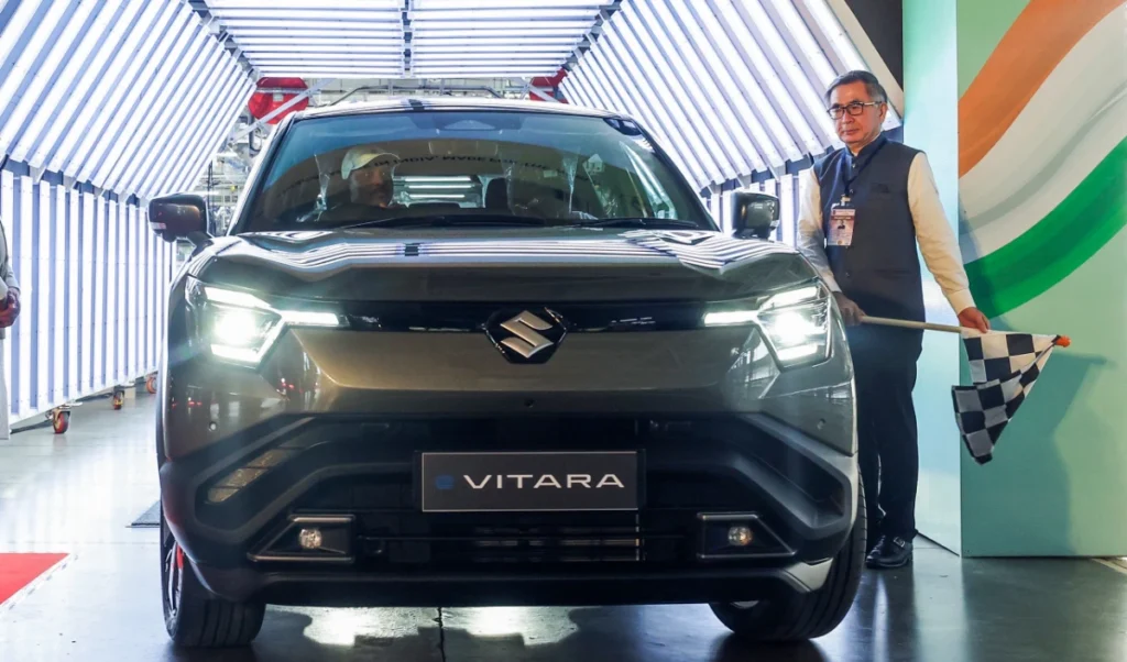 Maruti eVitara हुई लॉन्च, Price सिर्फ ₹10.99 लाख! India की सबसे बड़ी Car कंपनी का पहला EV दांव Maruti eVitara हुई लॉन्च, Price सिर्फ ₹10.99 लाख! India की सबसे बड़ी Car कंपनी का पहला EV दांव