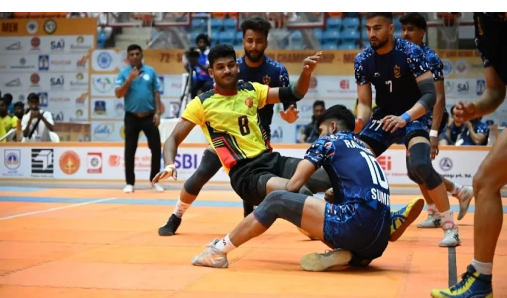 National Kabaddi: क्वार्टरफाइनल की तस्वीर साफ, Vadodara में अब खिताब के लिए मचेगा असली घमासान National Kabaddi: क्वार्टरफाइनल की तस्वीर साफ, Vadodara में अब खिताब के लिए मचेगा असली घमासान