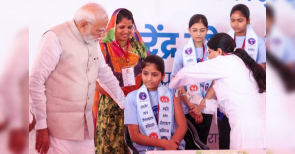 PM Launches Nationwide HPV Vaccination Drive for 14-Year-Old Girls, ETHealthworld PM Launches Nationwide HPV Vaccination Drive for 14-Year-Old Girls, ETHealthworld