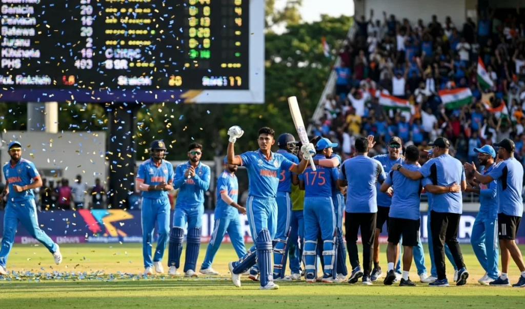 U-19 World Cup Final में Team India बनी चैंपियन, वैभव सूर्यवंशी के 175 रनों से थर्राया इंग्लैंड