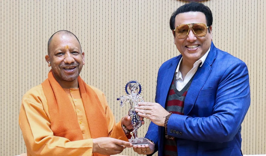 bollywood actor govinda met with cm yogi adityanath describing the experience as divine