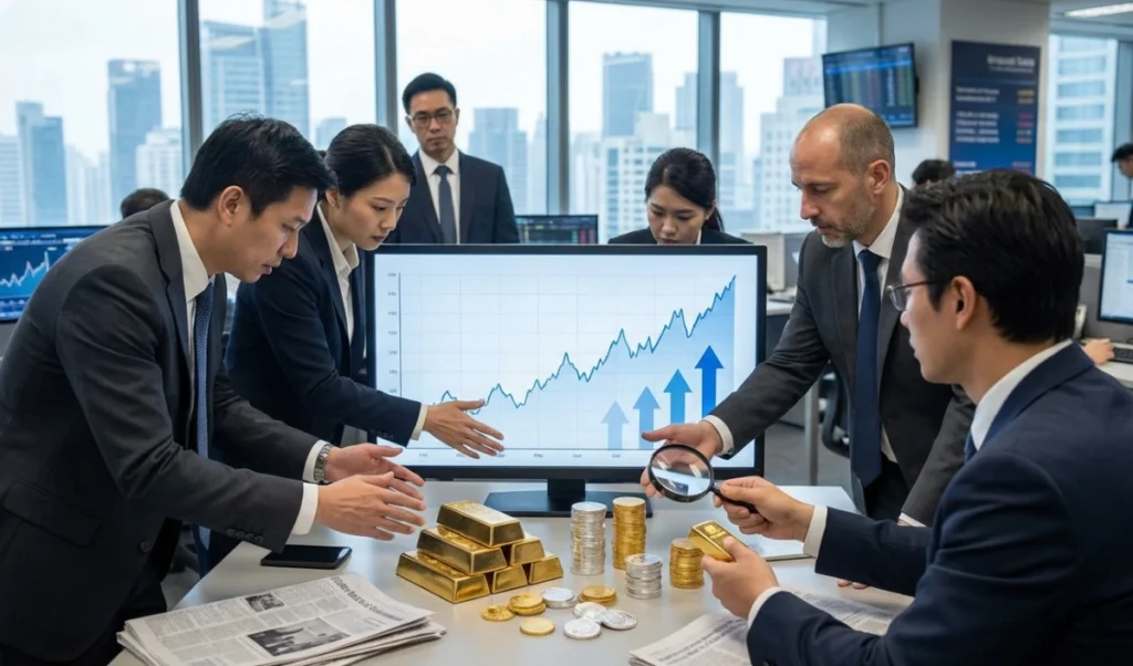 bullion market activity intensifies gold and silver prices will soar next week experts warn