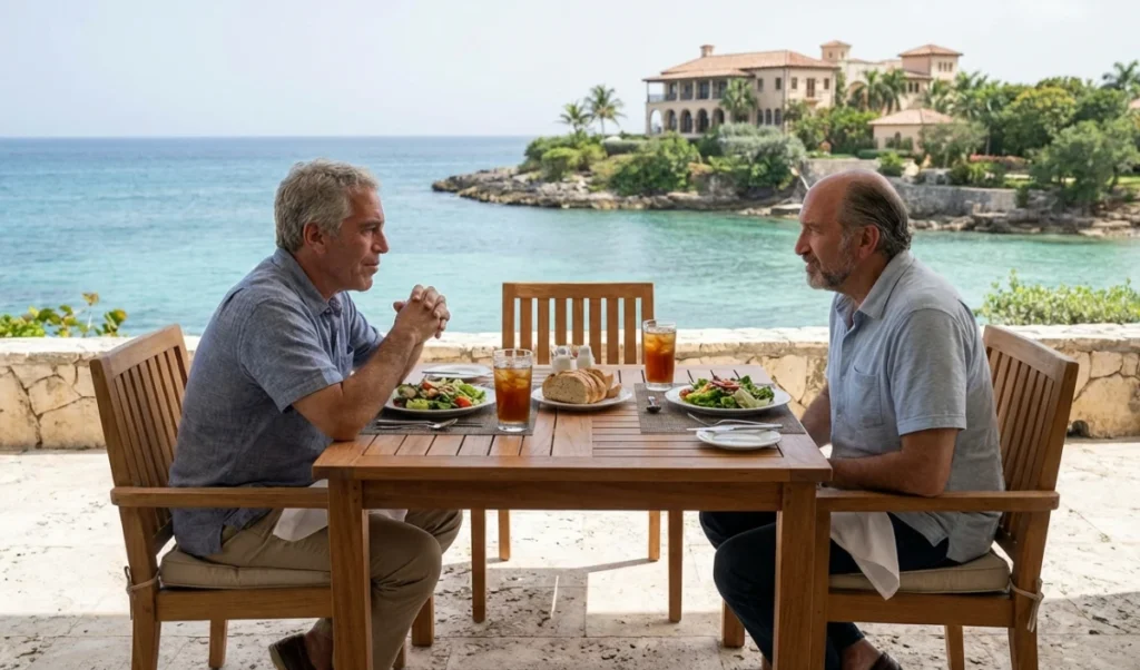 i dont remember why i went to jeffrey epstein island howard lutnick response sparks controversy