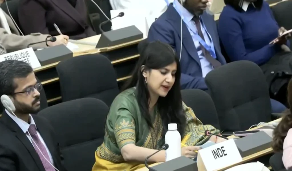 in geneva anupama singh silenced pakistan saying – our jandk budget is twice your imf package