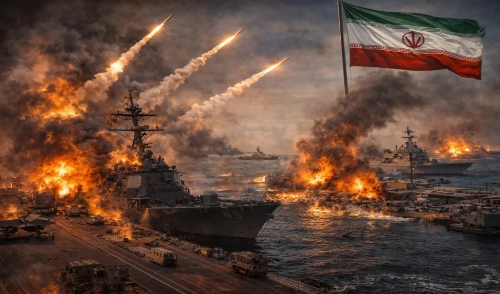 iran launches 400 missiles in a massive attack on eight countries