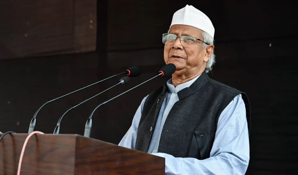 muhammad yunus farewell speech he provoked india again by commenting on seven sisters
