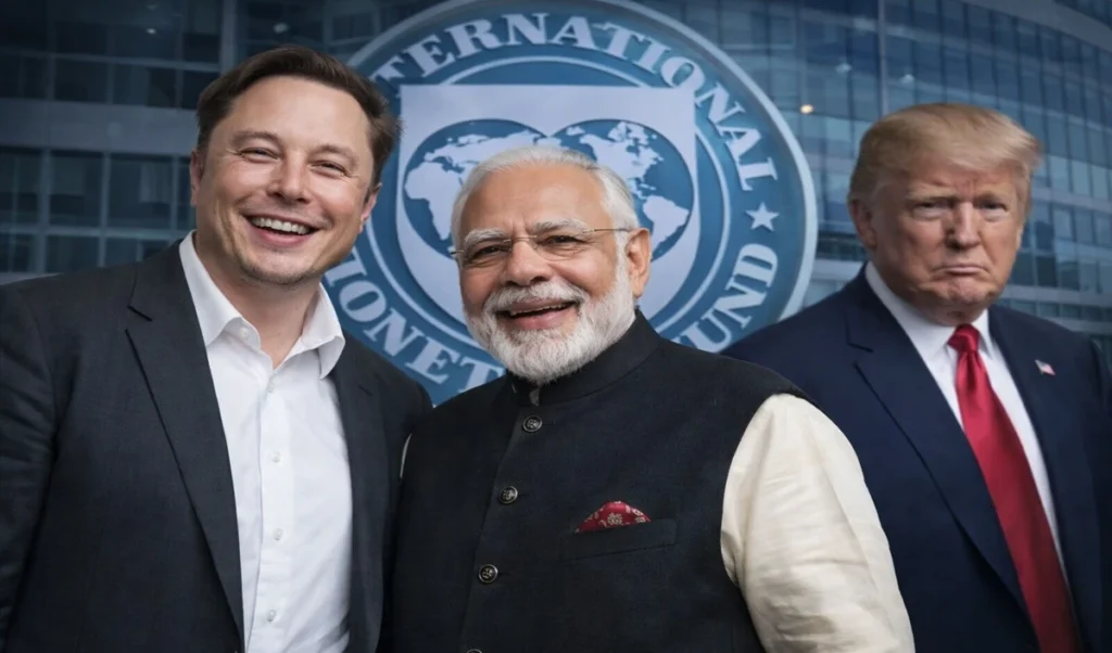 इधर बजट पेश, उधर आई बड़ी खुशखबरी! IMF ने ग्लोबल ग्रोथ में भारत को US से रखा आगे, मस्क बोले- शक्ति का संतुलन बदल रहा है इधर बजट पेश, उधर आई बड़ी खुशखबरी! IMF ने ग्लोबल ग्रोथ में भारत को US से रखा आगे, मस्क बोले- शक्ति का संतुलन बदल रहा है