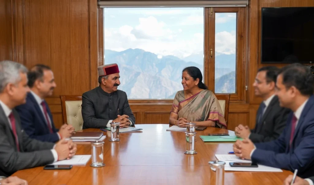 CM Sukhu ने Nirmala Sitharaman से की मुलाकात, Himachal Pradesh के लिए मांगा Special Central Assistance CM Sukhu ने Nirmala Sitharaman से की मुलाकात, Himachal Pradesh के लिए मांगा Special Central Assistance