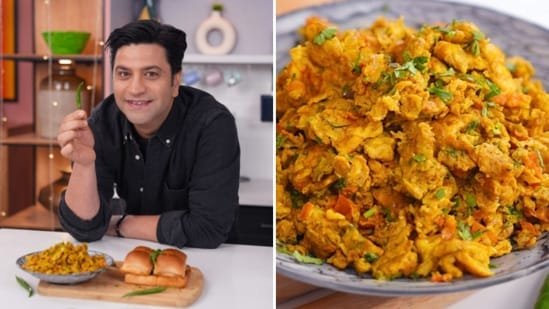 Chef Kunal Kapur shares his signature recipes to make masala pav bhurji 2 ways: Veg and eggs Chef Kunal Kapur shares his signature recipes to make masala pav bhurji 2 ways: Veg and eggs