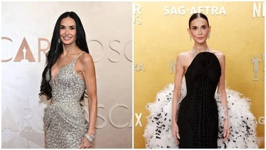 Demi Moore’s Actor Awards pic sparks concern, fans compare it to her Oscars 2025 look: ‘What a difference a year makes’ Demi Moore’s Actor Awards pic sparks concern, fans compare it to her Oscars 2025 look: ‘What a difference a year makes’