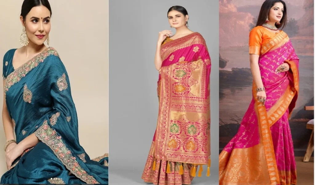 Gangaur Festival पर दिखना है सबसे खास? ये 4 Designer Sarees देंगी परफेक्ट ट्रेडिशनल लुक Gangaur Festival पर दिखना है सबसे खास? ये 4 Designer Sarees देंगी परफेक्ट ट्रेडिशनल लुक
