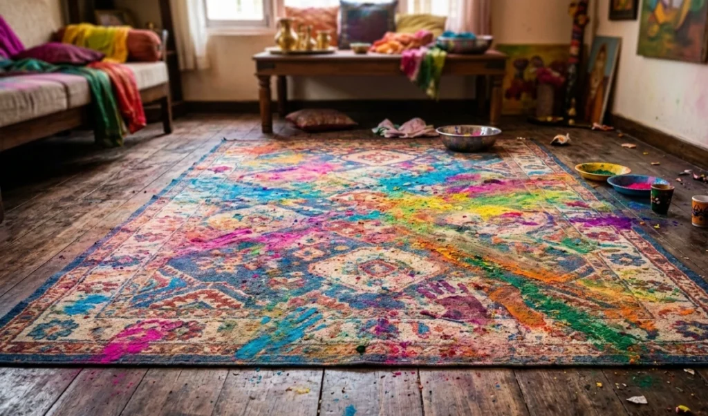 Holi Colours से गंदा हुआ महंगा Carpet? इन Smart Tips से मिनटों में हटाएं जिद्दी दाग Holi Colours से गंदा हुआ महंगा Carpet? इन Smart Tips से मिनटों में हटाएं जिद्दी दाग