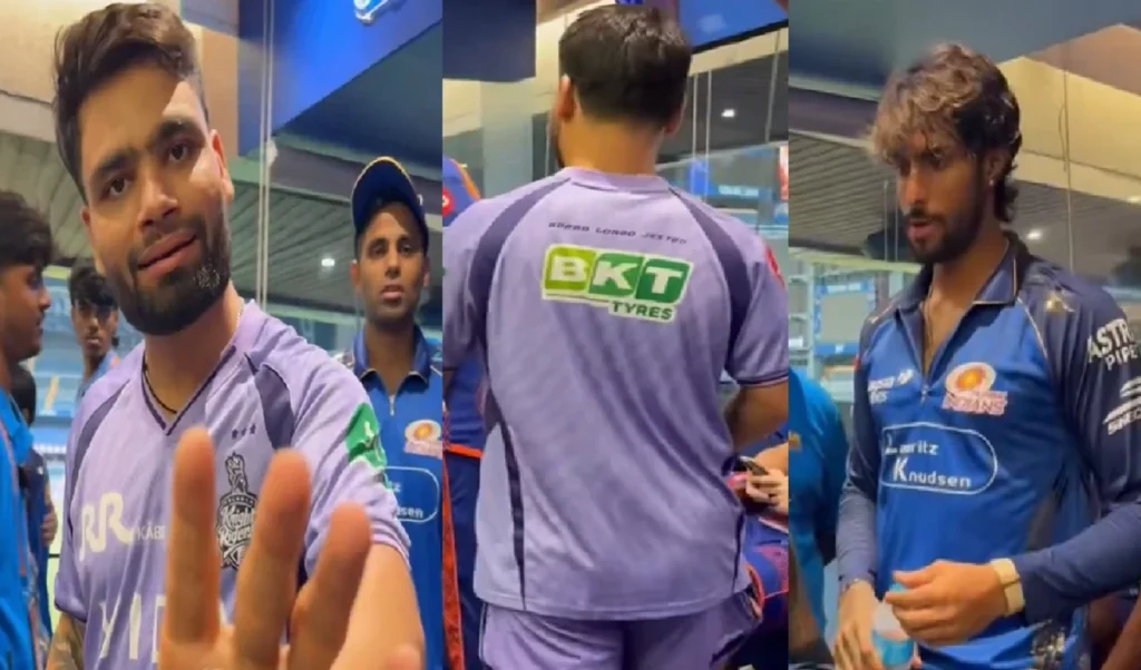 IPL 2026: और कितने बैट लोगे.., मुंबई इंडियंस के ड्रेसिंग रूम से बैट लेकर भागे रिंकू सिंह, तिलक वर्मा ने पकड़ा- Video