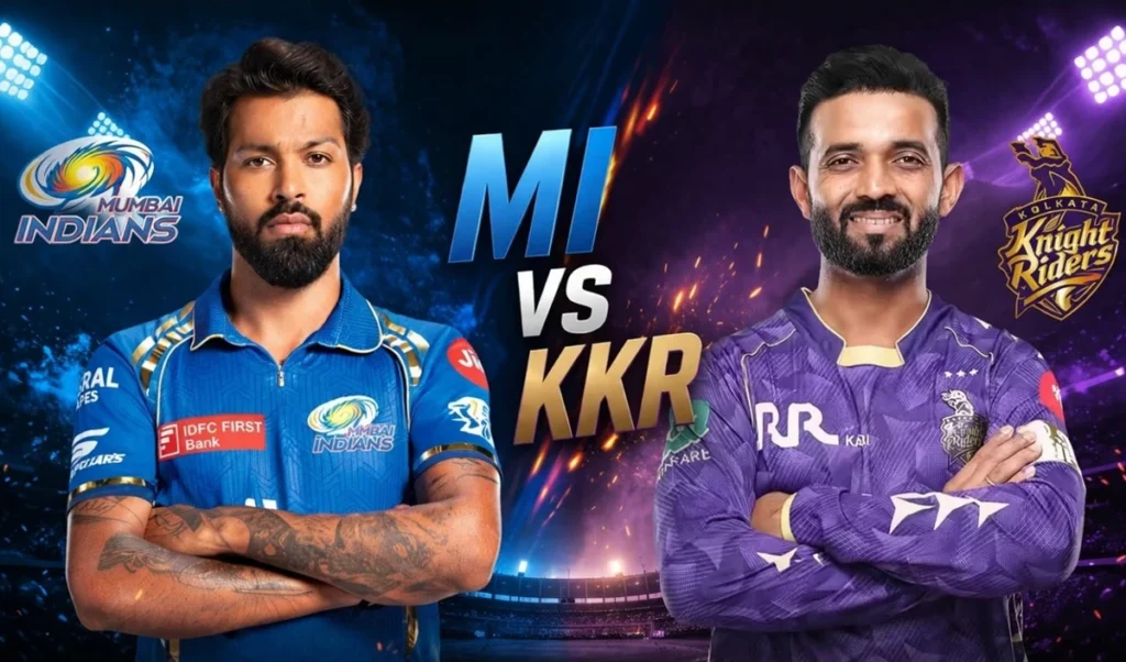 MI vs KKR: वानखेड़े में मुंबई इंडियंस और कोलकाता नाइट राइडर्स की भिड़ंत, जानें दोनों टीमों के हेड टू हेड MI vs KKR: वानखेड़े में मुंबई इंडियंस और कोलकाता नाइट राइडर्स की भिड़ंत, जानें दोनों टीमों के हेड टू हेड