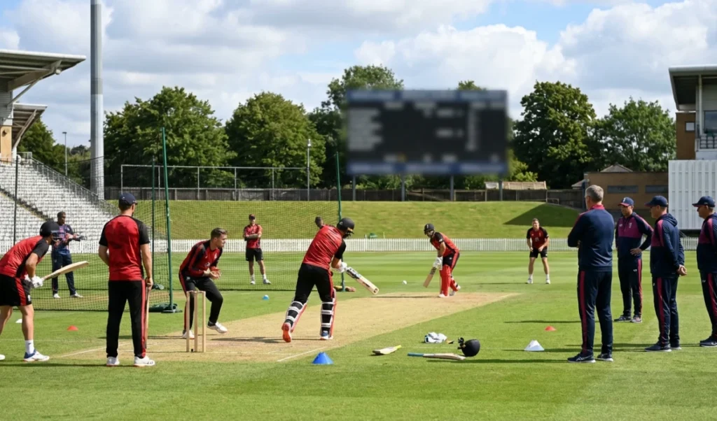RCB फैंस का इंतजार खत्म! 15 मार्च को Bengaluru के Chinnaswamy Stadium में जुटेगी पूरी टीम RCB फैंस का इंतजार खत्म! 15 मार्च को Bengaluru के Chinnaswamy Stadium में जुटेगी पूरी टीम