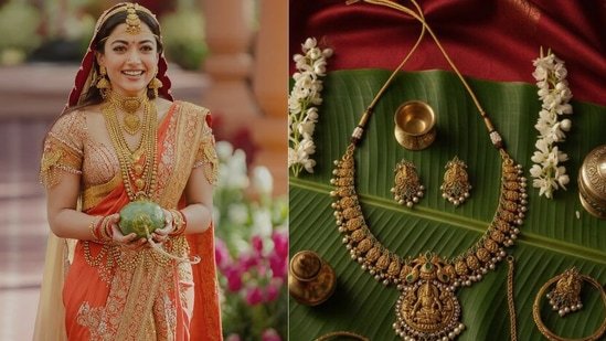 Rashmika Mandanna’s temple jewellery sets 2026 bridal goals: Here’s how to recreate her look with budget-friendly picks Rashmika Mandanna’s temple jewellery sets 2026 bridal goals: Here’s how to recreate her look with budget-friendly picks