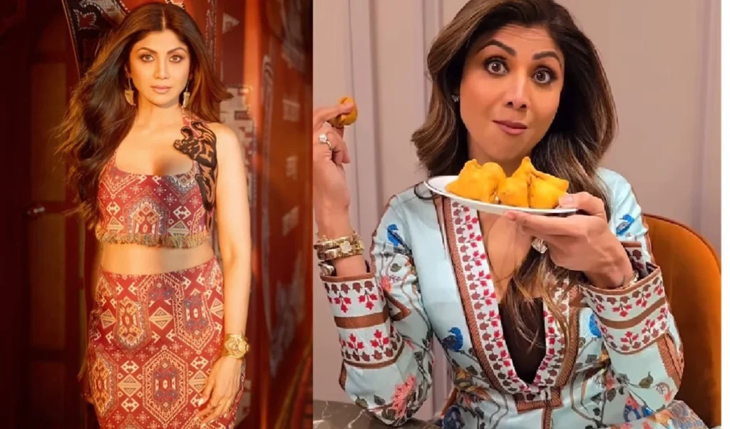 Shilpa Shetty ने समोसे को बताया 'त्रिमुखी फल', फायदे गिनाकर पूछा- 'एक और खालू?' Funny Video वायरल